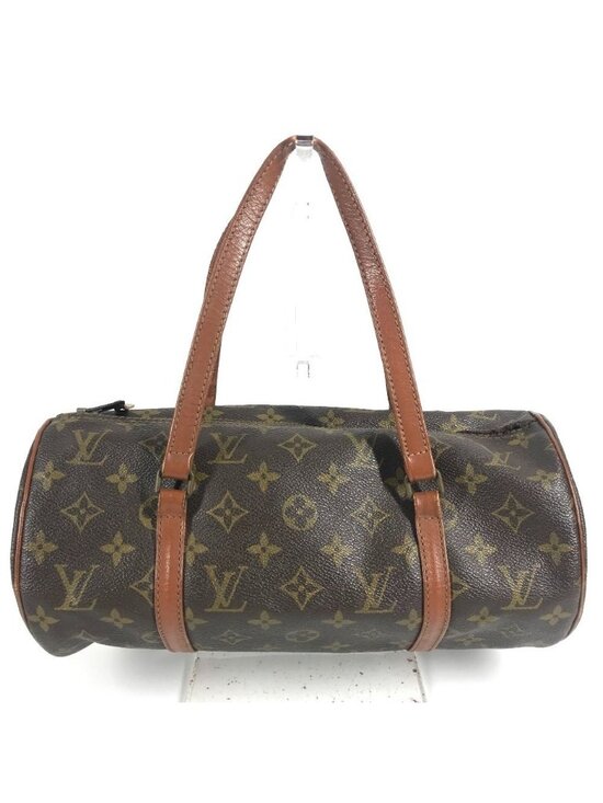 Authentic Louis Vuitton Hand Bag Papillon 30 Monogram Canvas  Louis Vuitton Handbag Papillon 30 Monogram Canvas Brown